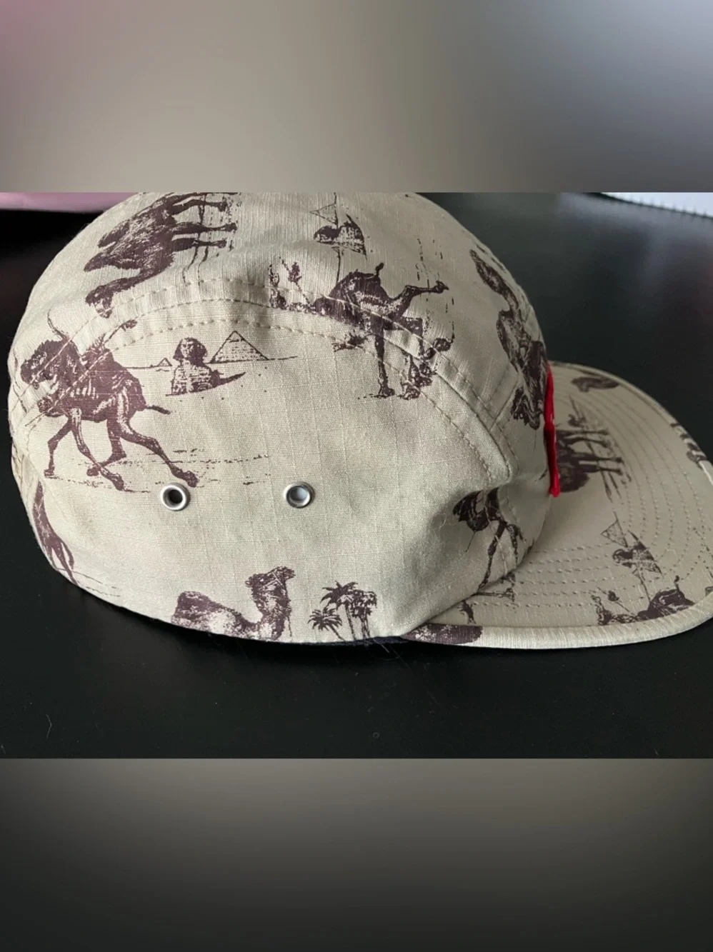 Supreme SS12 Camels Camp Cap Hat Desert Sand Tan RARE 2012 USA Panel Grail Camel - Picture 8 of 11